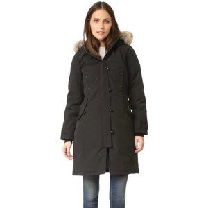 NWOT CANADA GOOSE Black C2506L KENSINGTON PARKA (L)